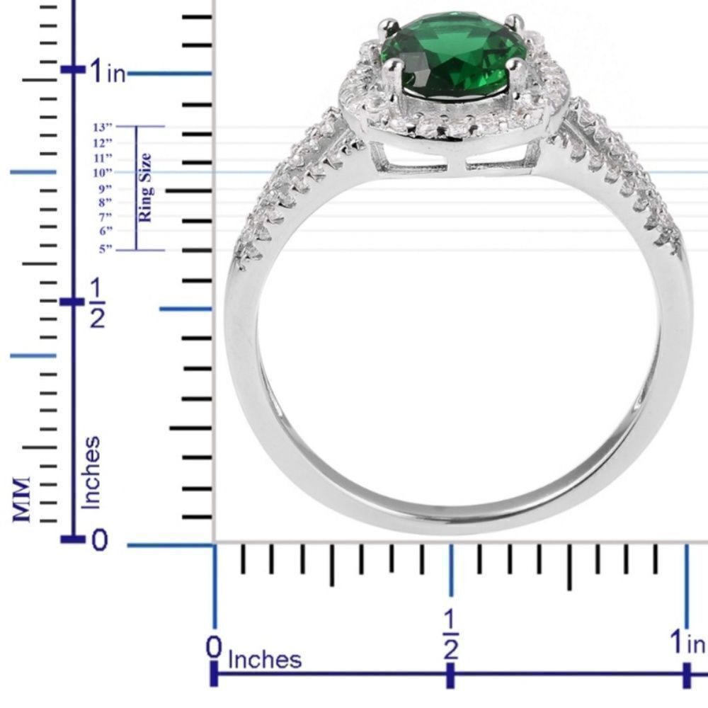 Simulated Peridot Ring‎ - Picture 4 of 7